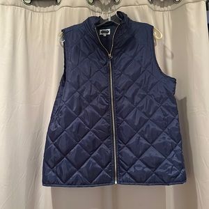 Mudpie Navy Quilted Vest